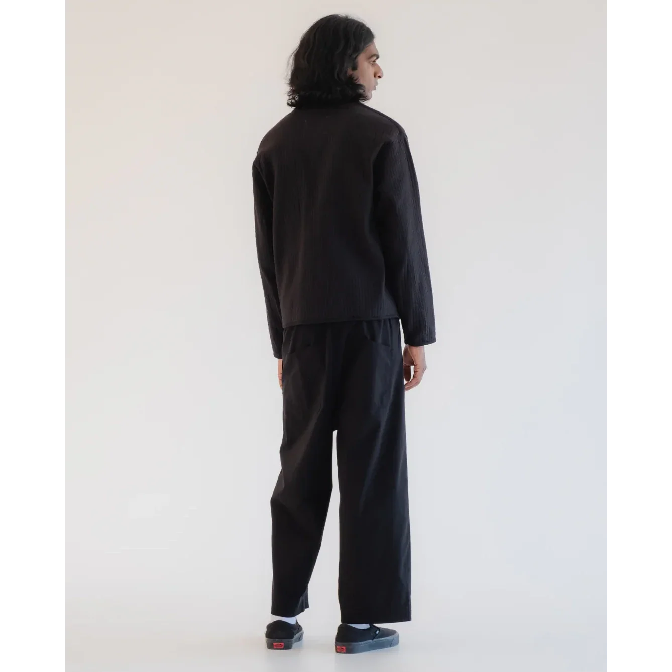 Baseball Cardigan | Black (unisex) - Image 3