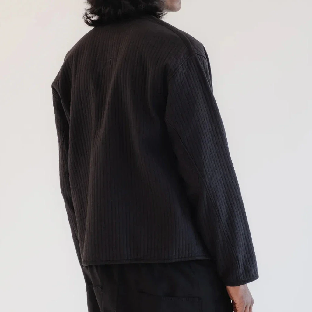 Baseball Cardigan | Black (unisex) - Image 4