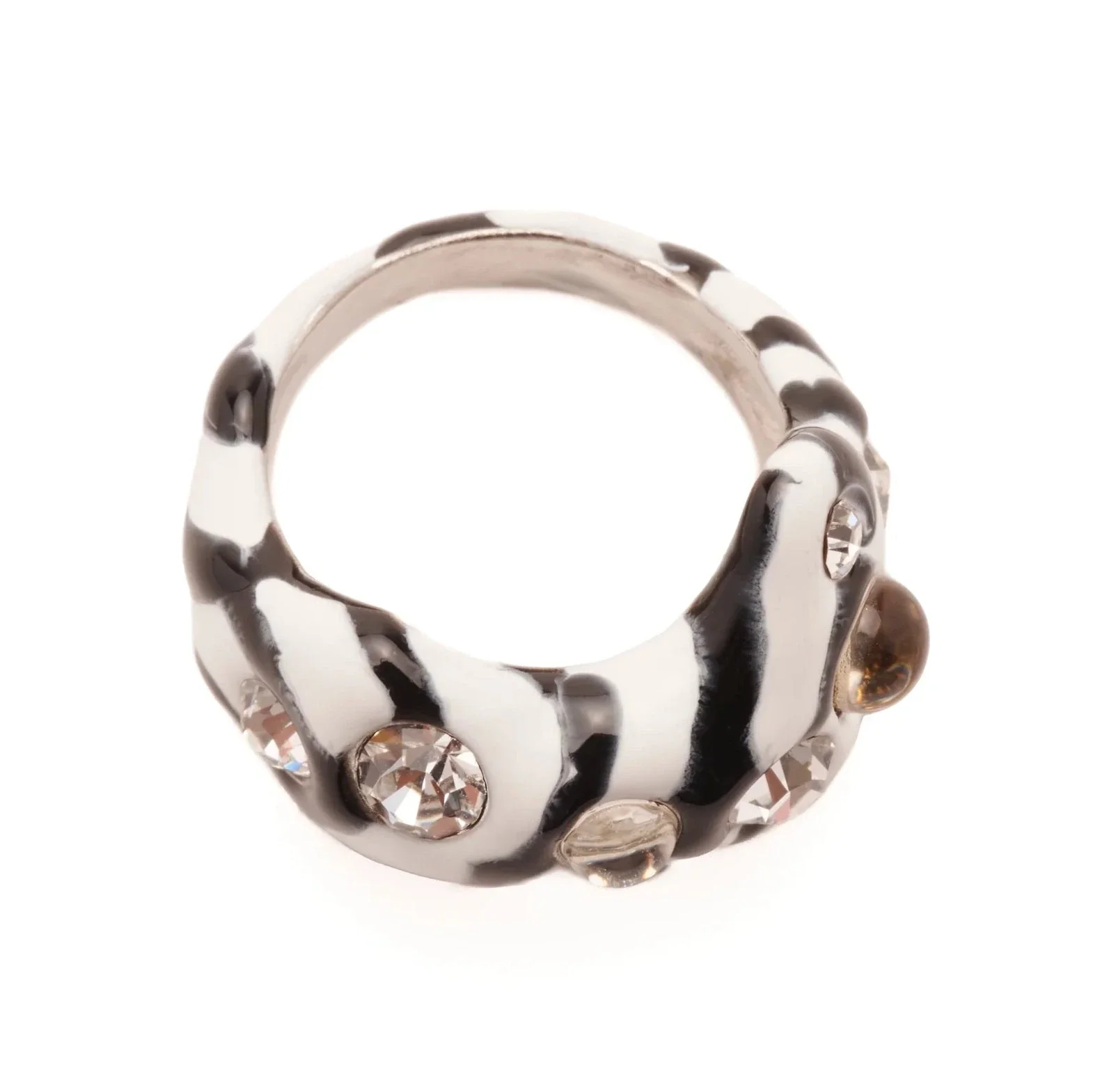 Bat Ring | Zebra Stripe - Image 3
