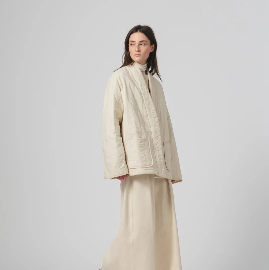 Edo Jacket Ecru (unisex) - Image 4