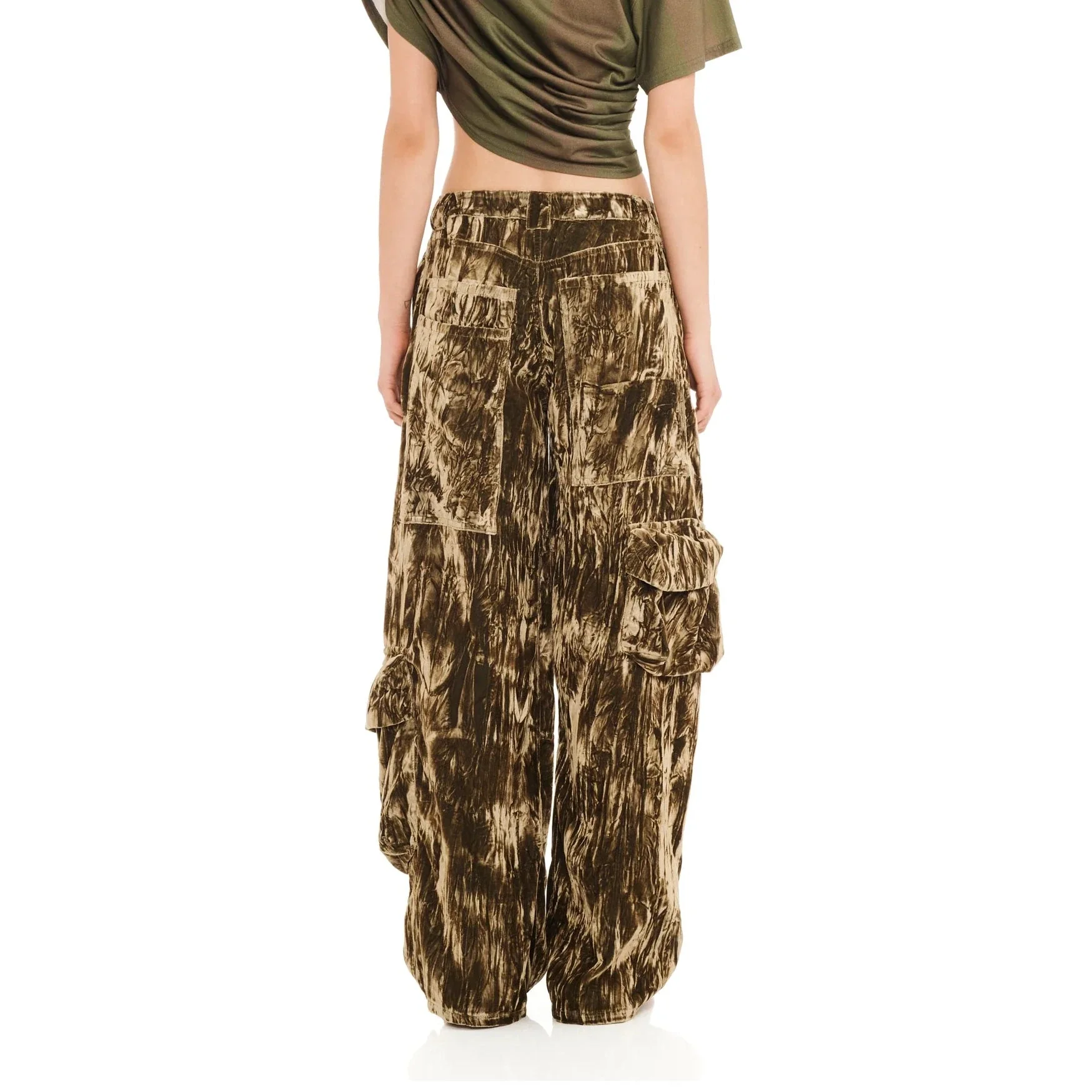 Lawn Cargo Pant | Moss Velvet - Image 4