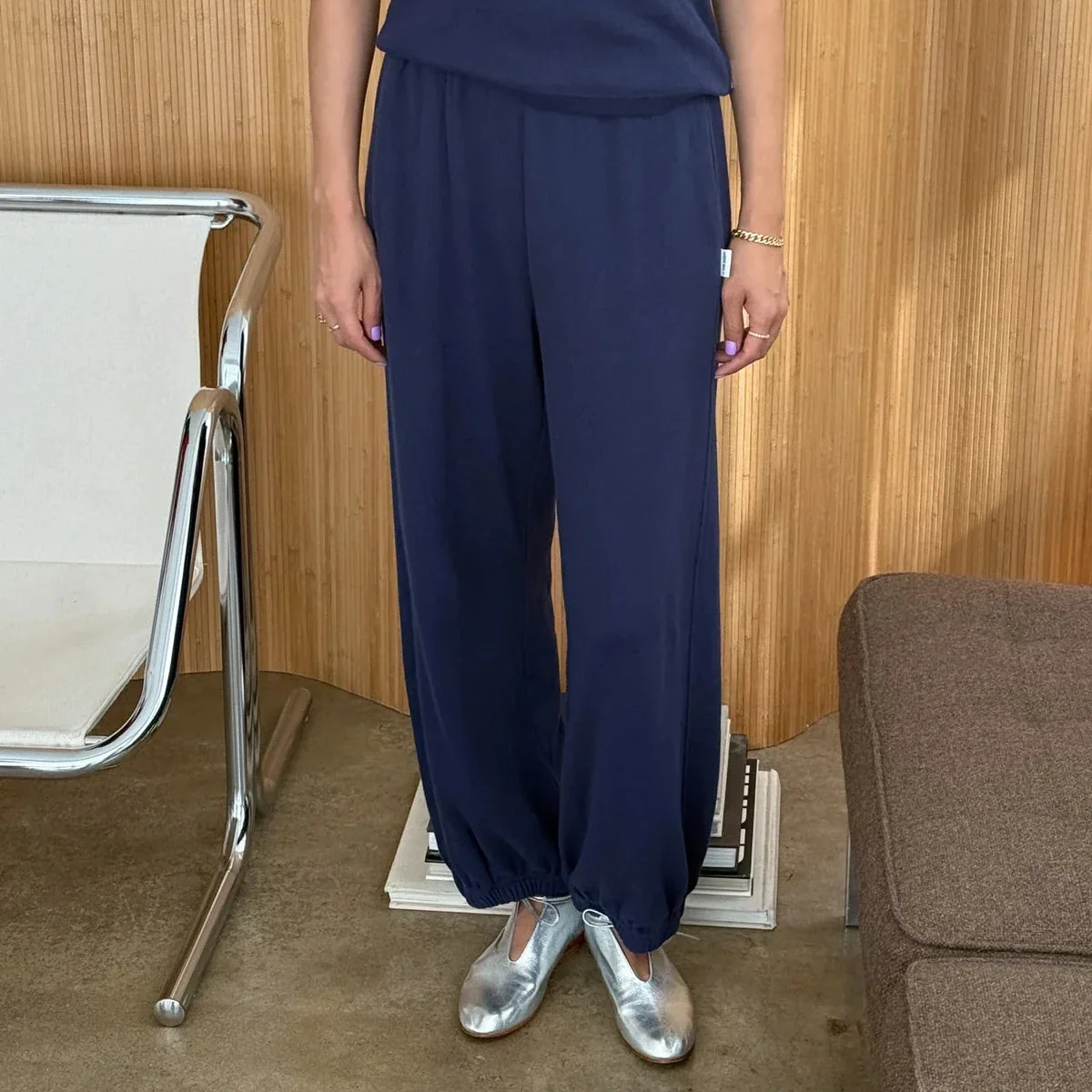 Pointelle Balloon Pants