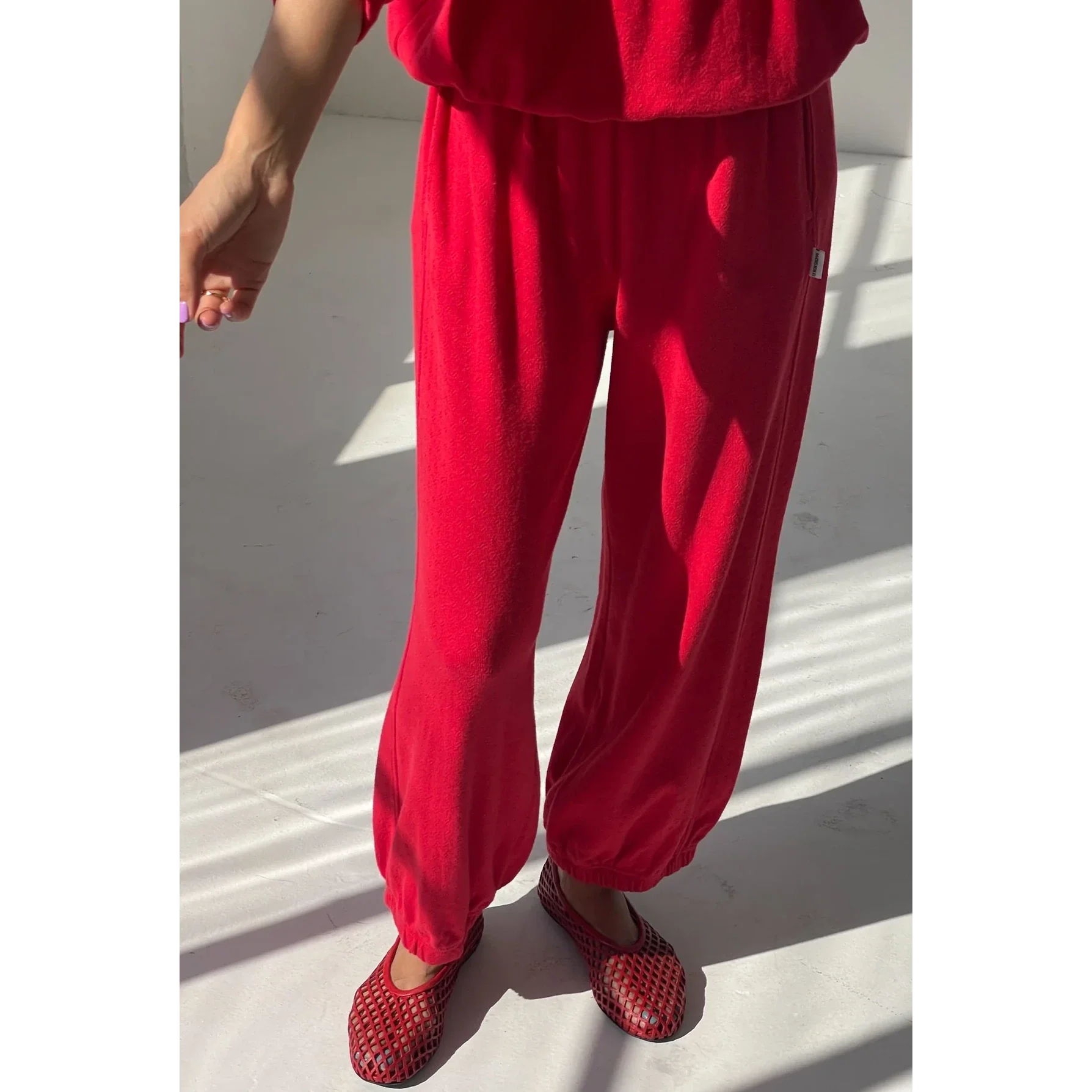 Pointelle Balloon Pants - Image 5