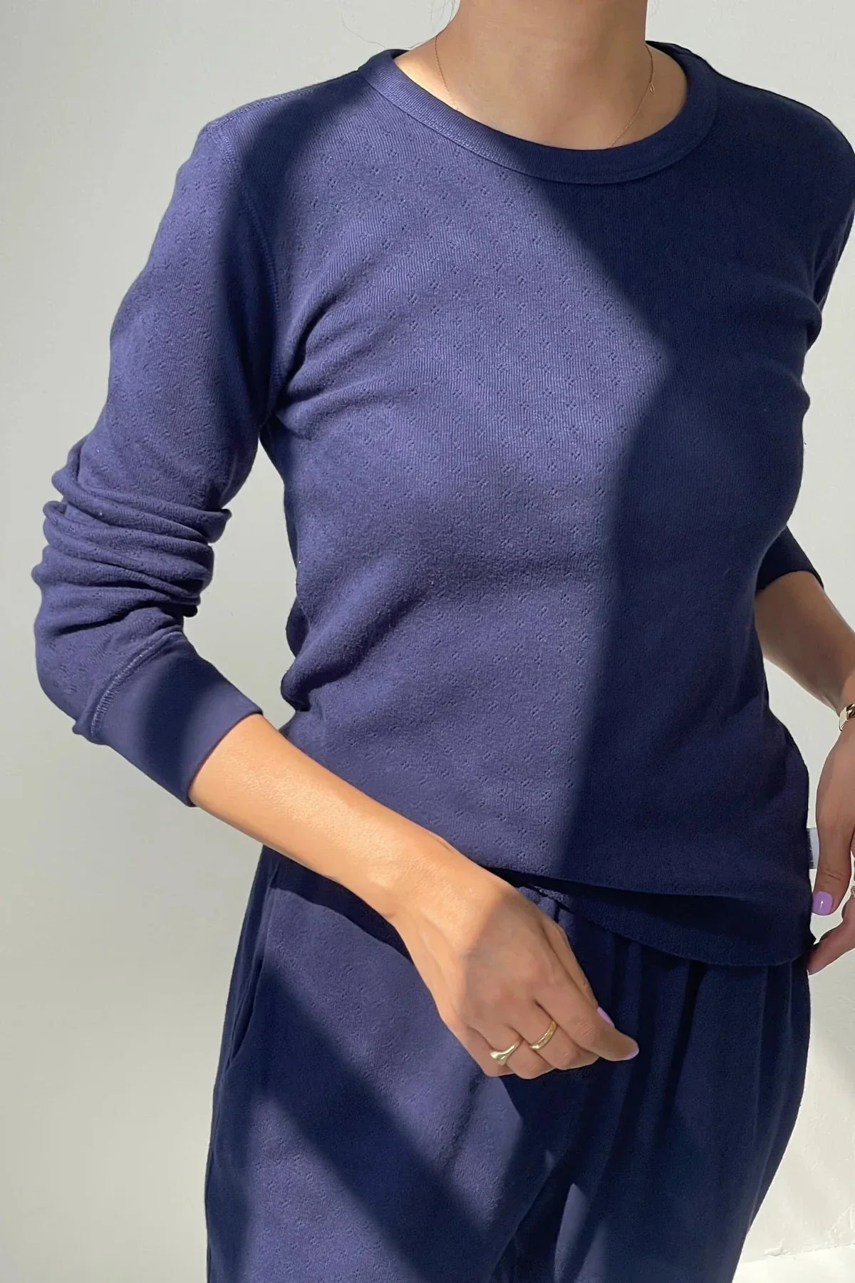 Pointelle Fundamental Tee - Image 3
