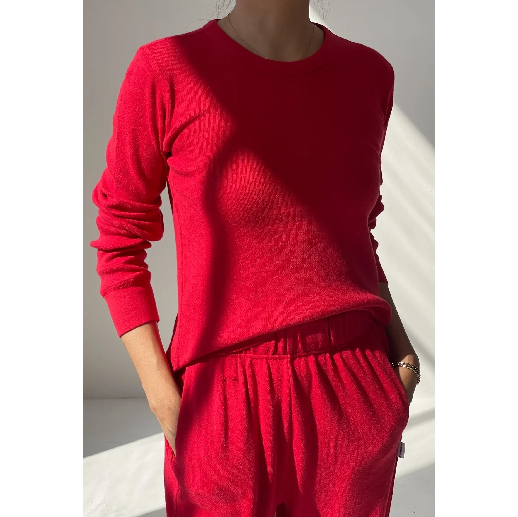 Pointelle Fundamental Tee - Image 5