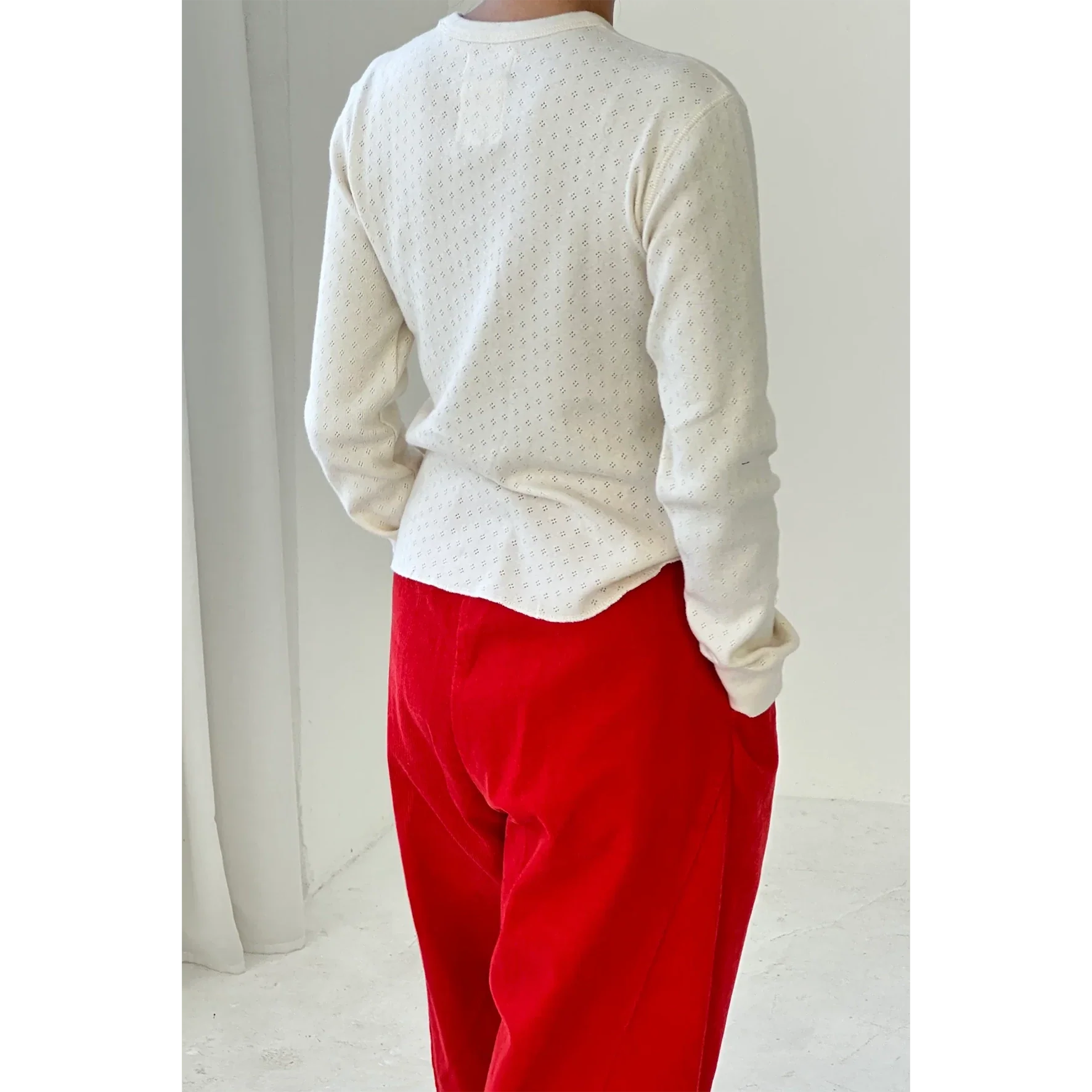 Pointelle Fundamental Tee - Image 8