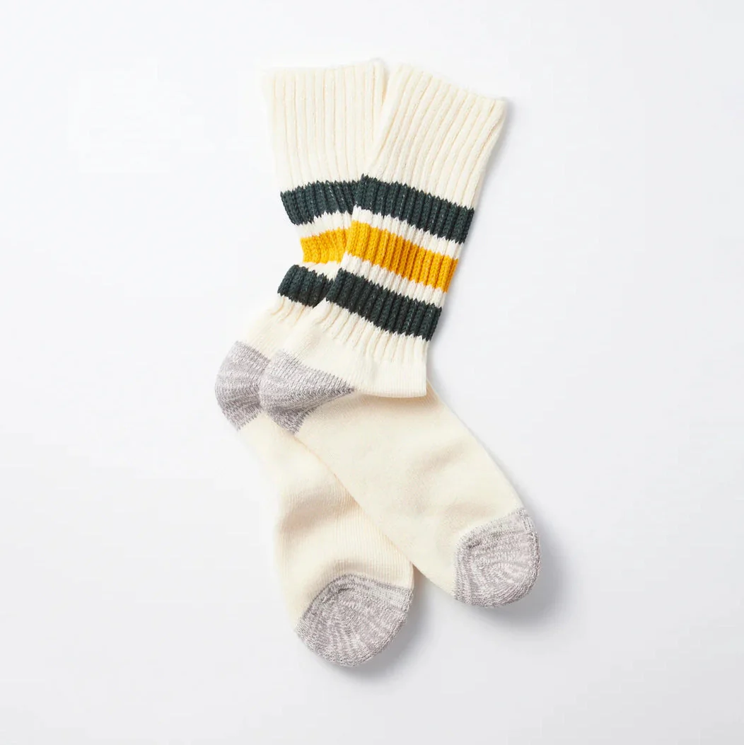 Coarse Ribbed Oldschool Crew Socks - Image 5