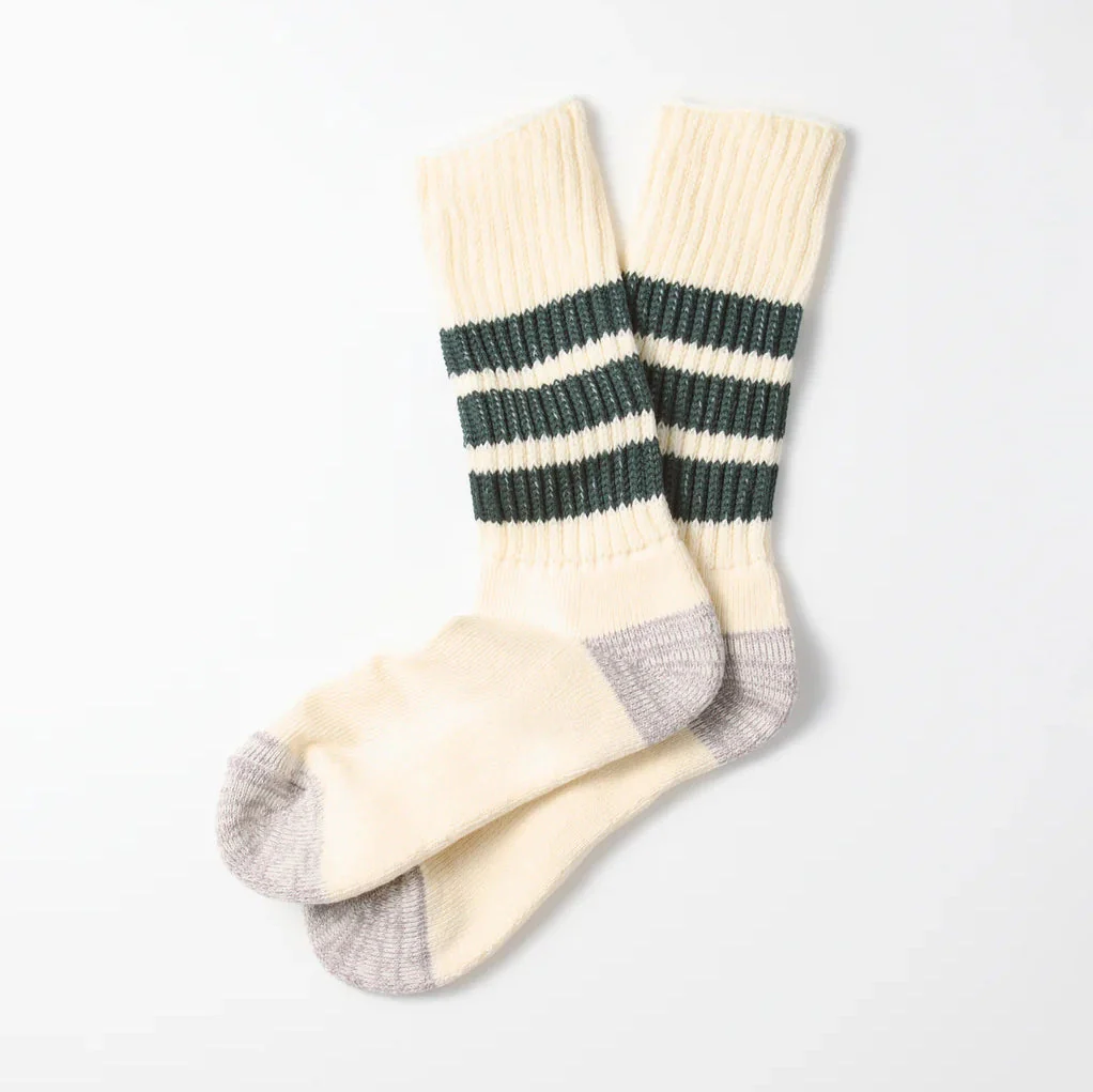 Coarse Ribbed Oldschool Crew Socks - Image 6