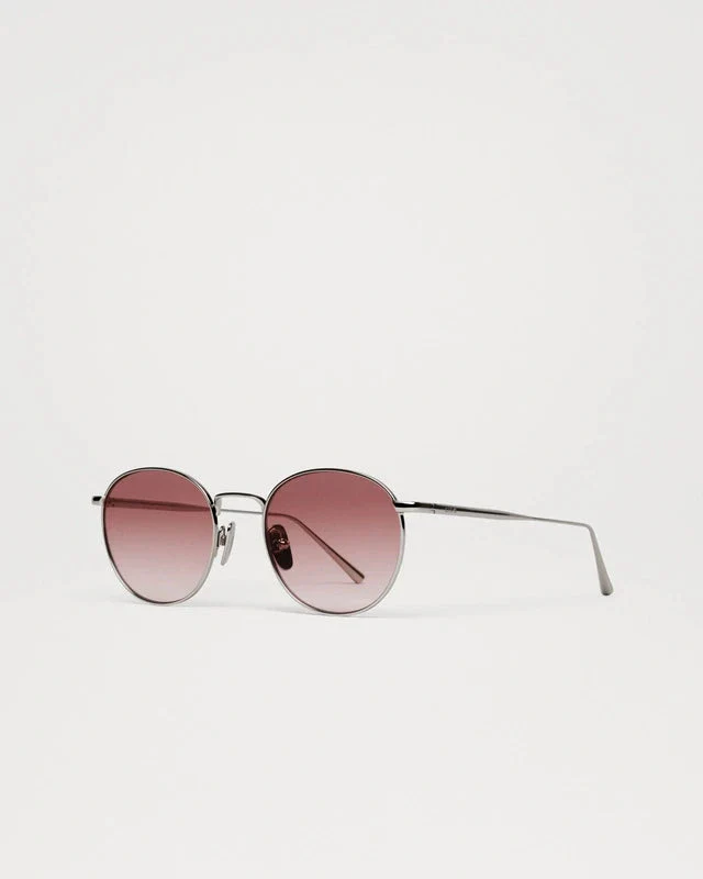 Round Silver Burgundy Gradient - Image 5