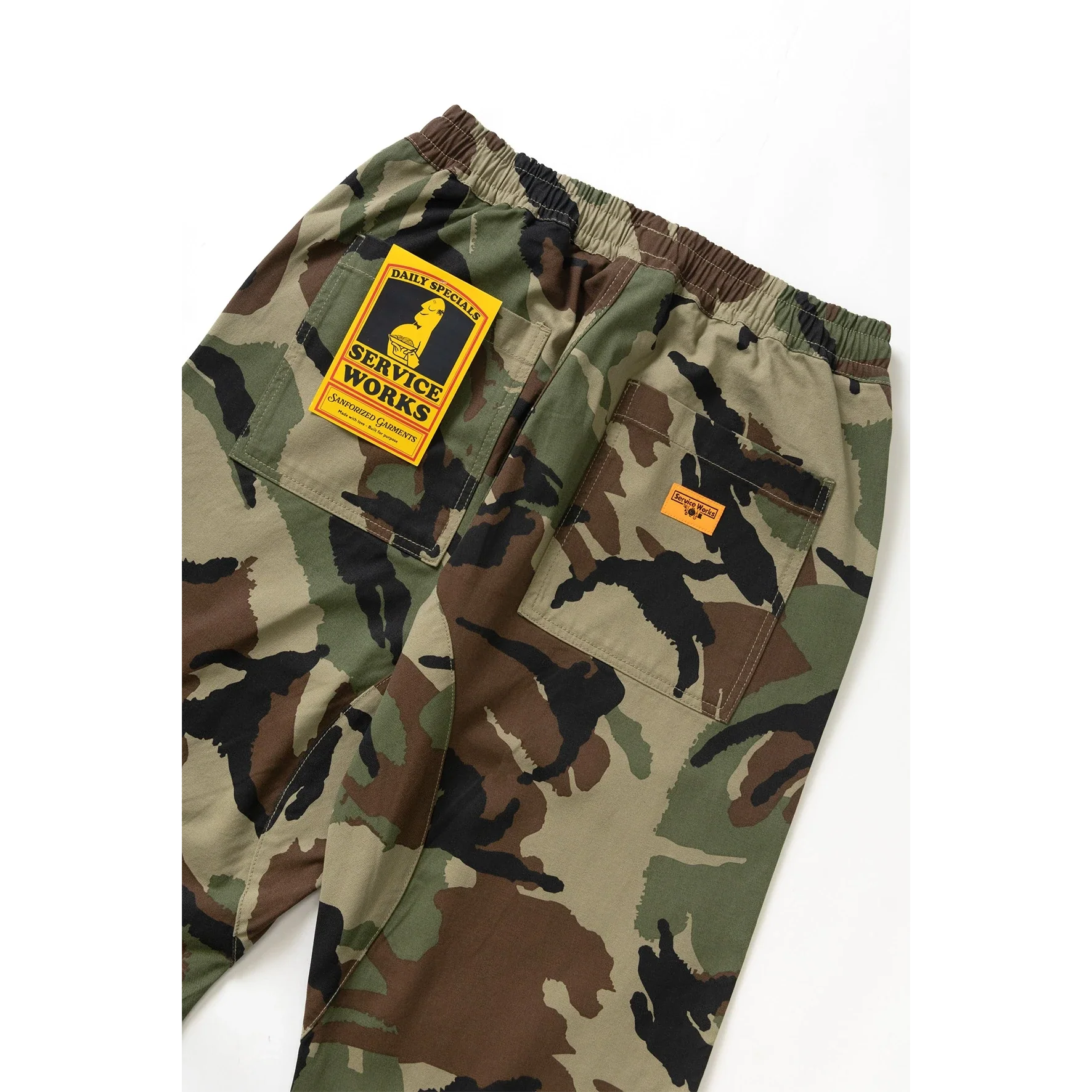 Drill Printed Chef Pants | Woodland Chef Pants - Image 3