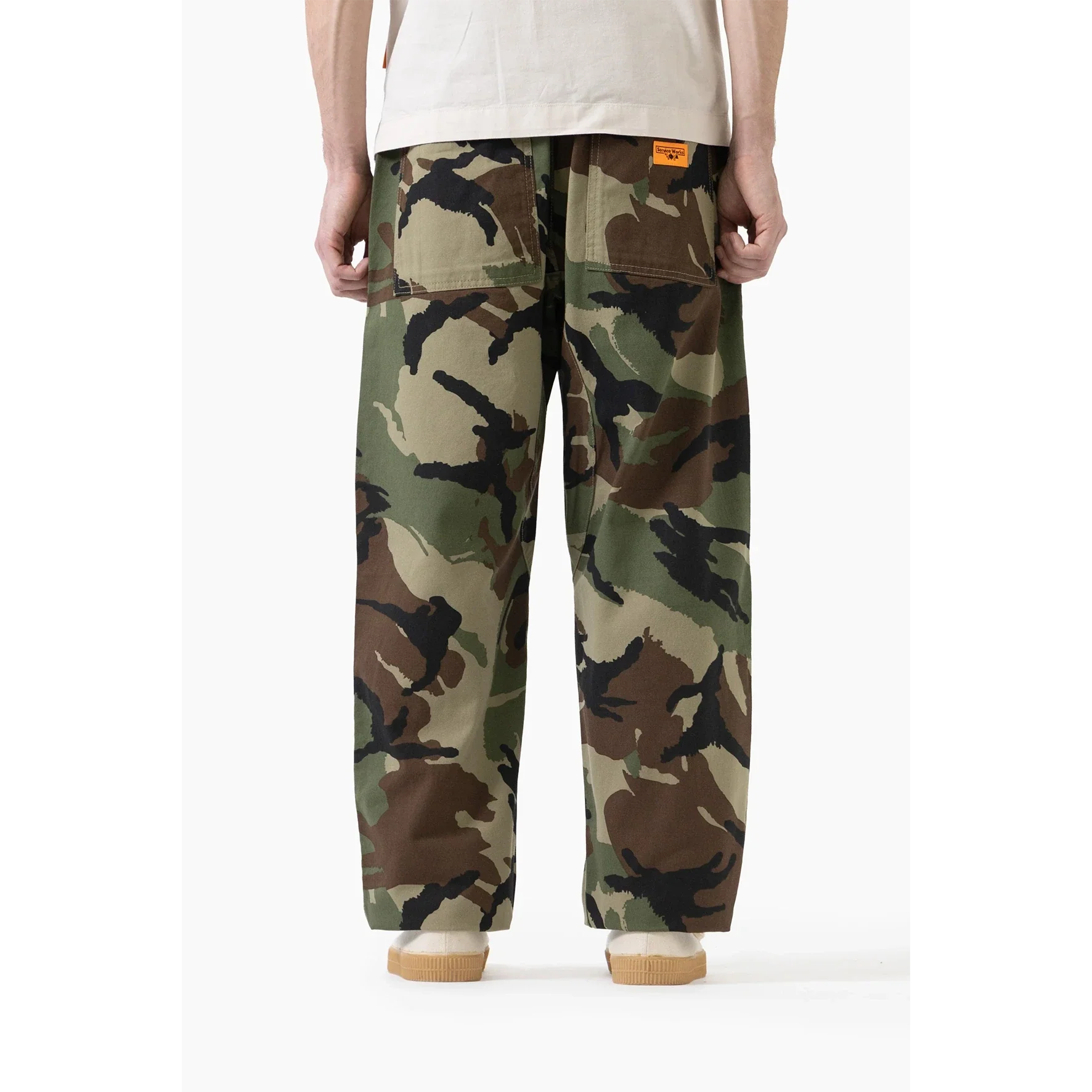 Drill Printed Chef Pants | Woodland Chef Pants - Image 7