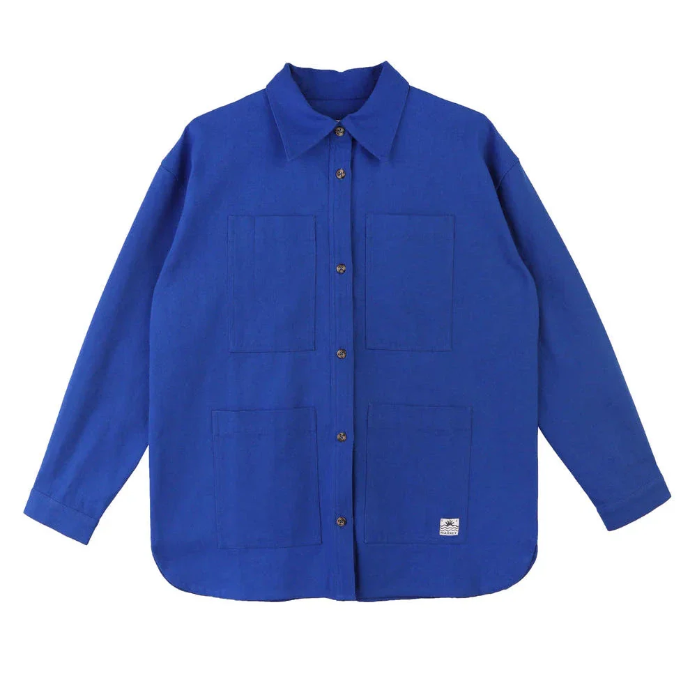 Wright Overshirt | Cobalt